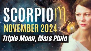 Momentum and Shifts in Home and Career  SCORPIO NOVEMBER 2024 HOROSCOPE