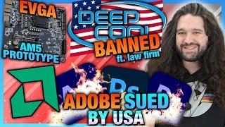 HW News - USA Sues Adobe & Bans DeepCool, AMD Targeted by Cybercrime, ASUS MicroSD Statement