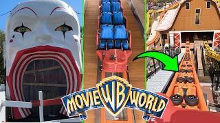 NEW! Movie World | New Roller Coaster Testing, Fright Nights has begun & MORE!