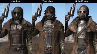 Fallout 4 NCR Veteran Armor mods Comparison