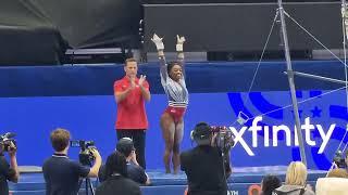 Simone Biles - 14,425 Bars - 2024 Olympic Gymnastics Trials Day 1