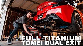 BEST TITANIUM EXHAUST! Tomei DUAL Exit Catback for the GR86/BRZ