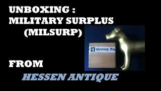 UNBOXING 31: Hessen Antique.  Patches, Camo Helmet Covers, and More !