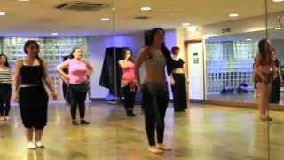 BELLY DANCE LESSON WORK OUT (FULL)  BELLY DANCING