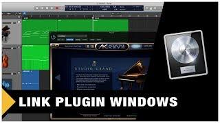 Logic Pro X Tutorial - Link Plugin Windows (workflow trick)