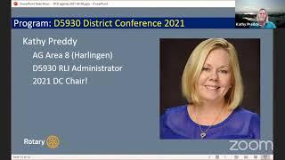 04/06/2021 - Kathy Preddy, District Conference