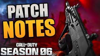 Season 6 Patch Notes - 25+ Weapon Changes | Call of Duty MWII & Warzone