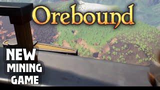 New DWARVEN minecraft type game - Orebound demo -  first look, let's play