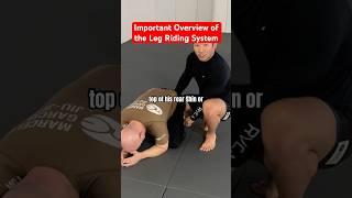 Important Overview of the Leg Riding System #bjj #legriding #bjjtraiining #pressurepass #wrestling