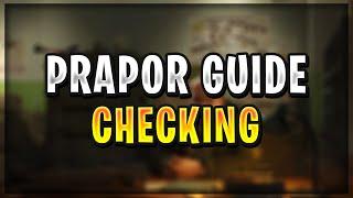 "Checking" Prapor Task GUIDE | Escape From Tarkov