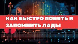 КАК БЫСТРО ПОНЯТЬ И ЗАПОМНИТЬ ВСЕ ЛАДЫ. ЛАДЫ КАК КРАСКА