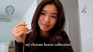 my CHROME HEARTS jewelry collection | gold + silver dream pieces 