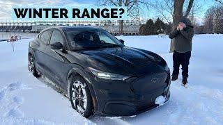 Ford Mustang Mach-E Winter Cold Range Test: How Far Can You Travel?