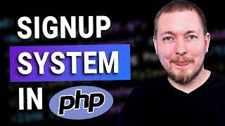 28 | Let's Create A Signup System in PHP! | 2023 | Learn PHP Full Course for Beginners