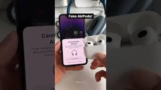 How to tell if your AirPods are Fake #shorts