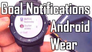 Football Score Notifications on Android Wear! Review & Demo of the Fotmob Live Score App