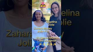 Angelina Jolie and Zahara Marley Jolie-Pitt: Gorgeous Mother and Daughter #angelinajolie #zahara
