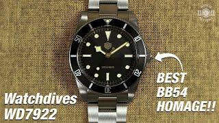 BEST BB54 homage | Watchdives WD7922 "BB54" review