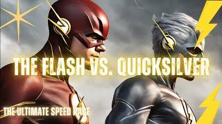 The Flash VS Quicksilver ￼ the ultimate race #marvel #dc #aistories