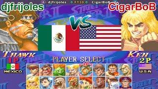 Super Street Fighter II X: Grand Master Challenge - djfrijoles vs CigarBoB FT10