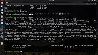 Working with RAID 5 logical volumes
