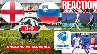 England vs Slovenia U21 0-0 Live Stream UEFA Euro Football Match Score Commentary Highlights Lions