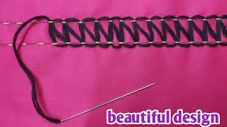 Hand Embroidery | Border Design |Hand Embroidery Designs | सुन्दर डिजाइन | baby telar