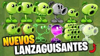 Plantas Vs Zombies pero con MAS VERSIONES DE LANZAGUISANTES.