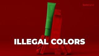 Illegal Colors | Color Theory To Make Designs SUPERIOR #color #colortheory #graphicdesign #graphics