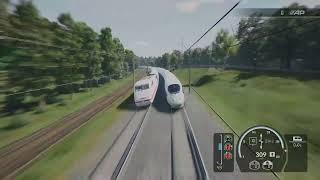 Train Sim World 3 ICE1 ICE3 Side Crash Test