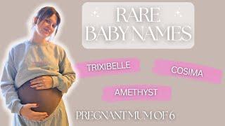VERY RARE BABY GIRL NAMES 2025| indie, boho, pretty, unique baby names I love