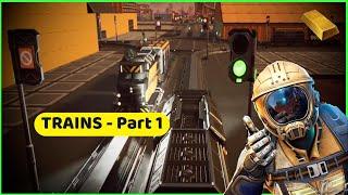 Part 01: Satisfactory Guides - How Do Trains Work? Why Use trains? Absolute Beginner Guide.