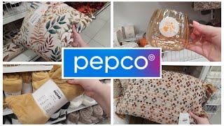 PEPCO ️ JESIENNE PODUSZKI HIT  JEŻYK ŚWIECZKA I DYNIOWA SZKLANKA  PRZEGLĄD PÓŁEK 