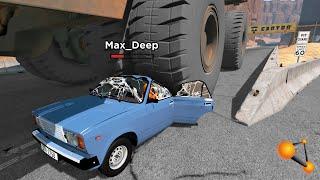 КОЛЕСО СМЕРТИ! ДРУГ ПОПАЛ ПОД КОЛЕСА БЕЛАЗА | BeamNG.drive Online