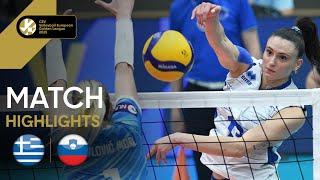 GREECE vs. SLOVENIA I CEV European Golden League 2025 Women