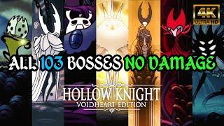 Hollow Knight: Godmaster | All 103 Boss Fights & All 5 Endings + Path of Pain (NO DAMAGE)