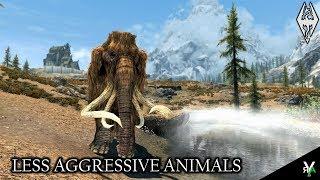 LESS AGGRESSIVE ANIMALS: Quality of Life Mod!- Xbox Modded Skyrim Mod Showcase