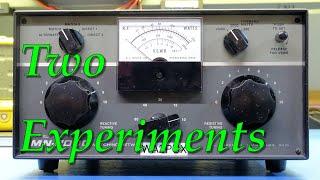 Antenna Tuners: Impedance and Feedline SWR - Two Experiments (076a)