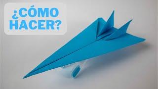 Como hacer un avion de papel | JET Fighter