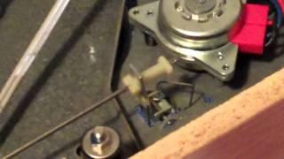 Adjusting the speed control arm "spring" on Thorens TD-160 Turntable