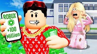 He Became a BILLIONAIRE and Hid it from his Evil STEP MOM... (Roblox Movie)