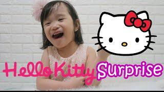 Hello Kitty Guessing Game | Food Surprise | Cute Food Reaction | Yuri-chan | Fun Cute Kids Video