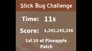 1.26B Score Stick Bug Challenge | Bee Swarm Simulator