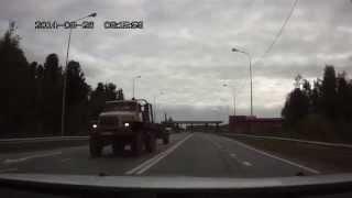 Отпуск-2014. Р404 Салым-Пыть Ях. FORD Mondeo vs БМВ Х5 (порвал бумера)!!!