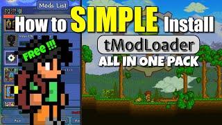 How to Simple Install tModLoader All in One Pack Newest Version for Free !!!