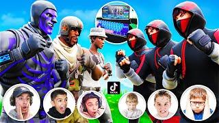 Brothers 3v3 Box Fight Toxic TIKTOK Mobile Clan In Fortnite While Cheating!