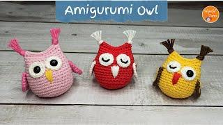 Easy Crochet Amigurumi Owl | Great for Christmas Ornaments/ Keychains - Amigurumi for Beginners