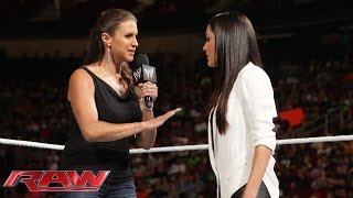 Brie Bella and Stephanie McMahon agree to battle at SummerSlam: Raw, July 28, 2014