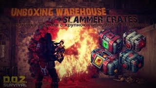 Unboxing Massive Warehouse Slammer Crates (DOZ Survival) : Dawn of Zombies Survival Gameplay