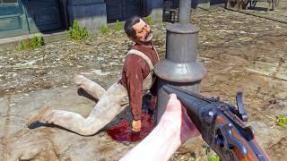 [4K] 1st Person Slow Motion Brutal Kills #2 - Red Dead Redemption 2